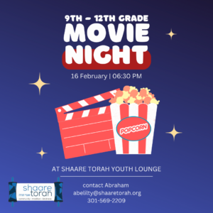 movie night flyer! press the picture to go to the event