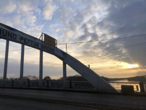 Sunset Pettus Bridge