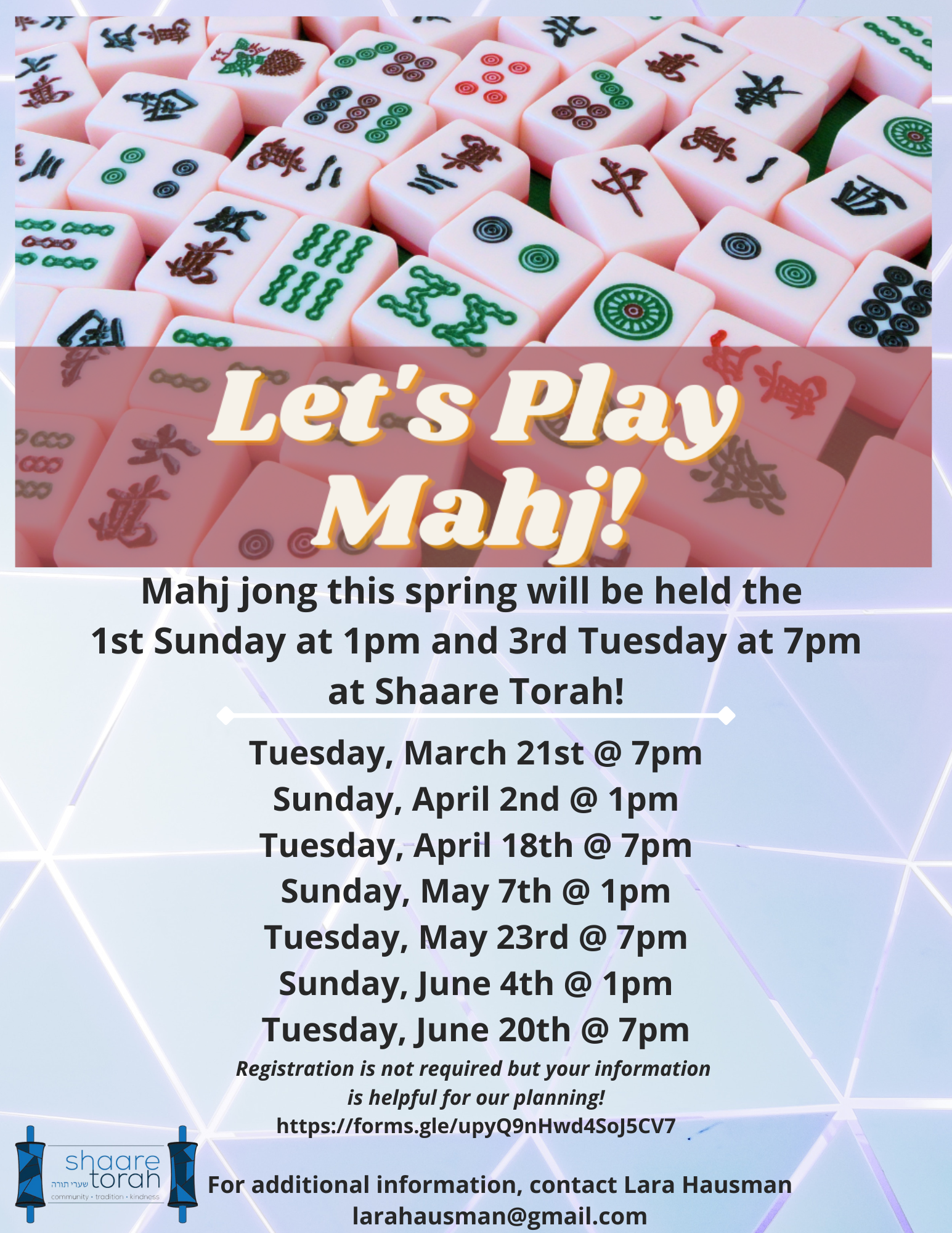 Mahj Flyer