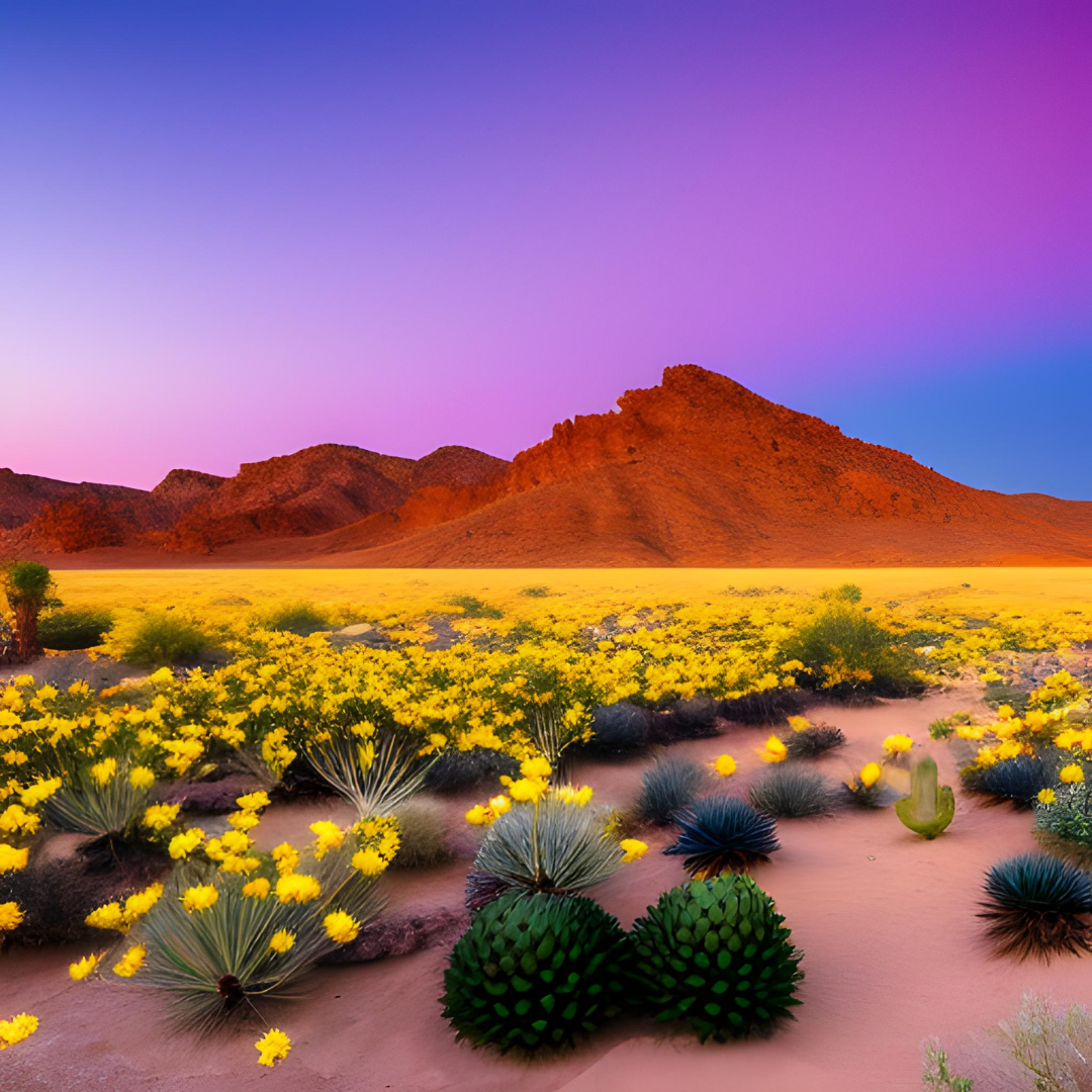 Blooming Desert Graphic